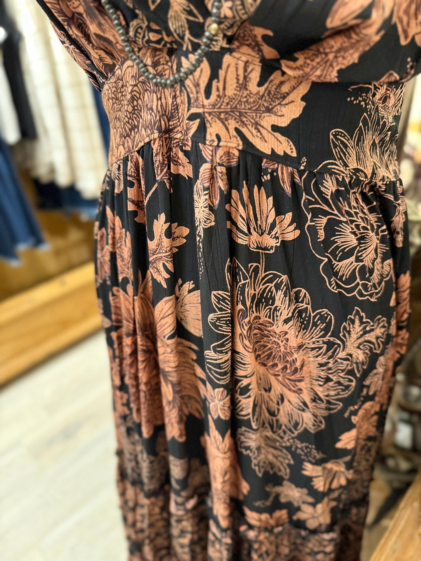 “Step Into Fall” Maxi Dress