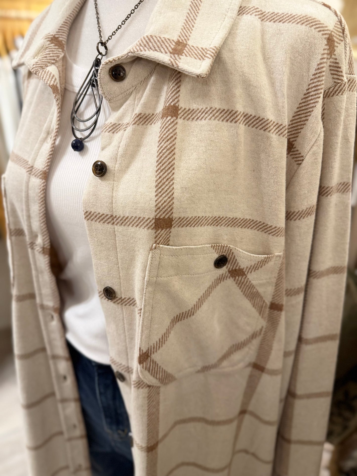 Soft + Cozy Plaid (beige/brown)