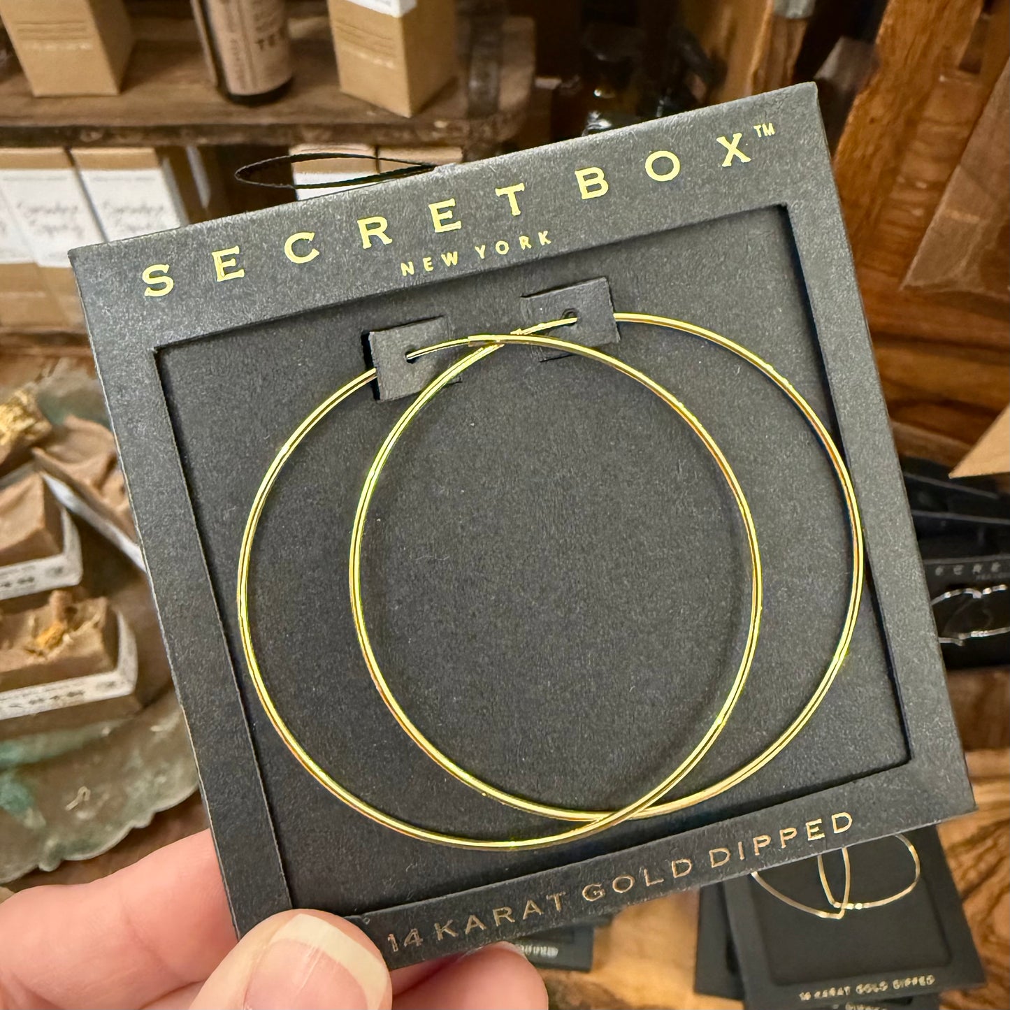 Hoop earrings (gold)