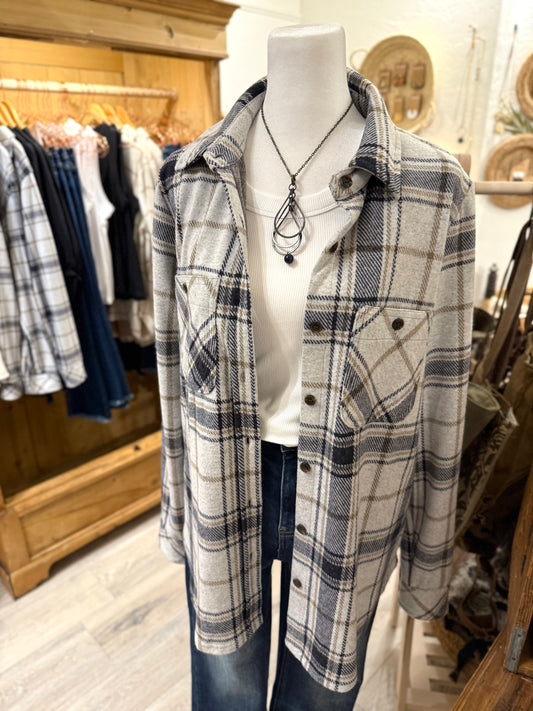 Soft + Cozy Plaid (black/gray/brown)