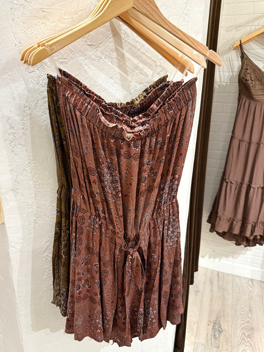 Printed Romper