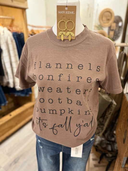 Fall List Tee