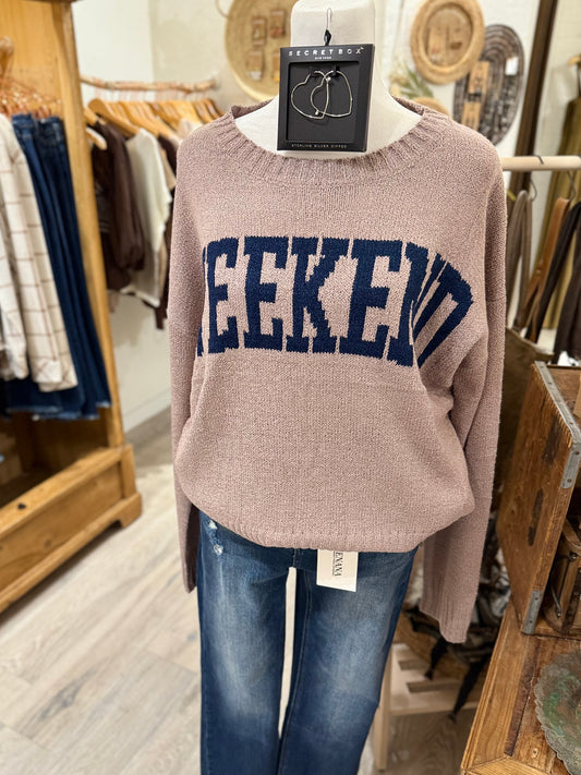 “Weekend” Sweater