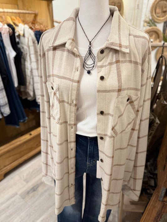 Soft + Cozy Plaid (beige/brown)