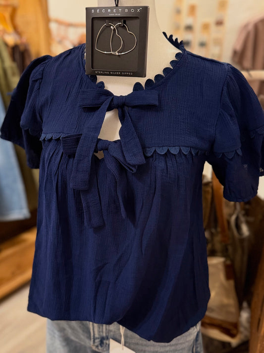 Puff sleeve top