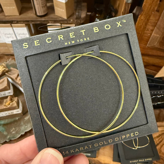 Hoop earrings (gold)